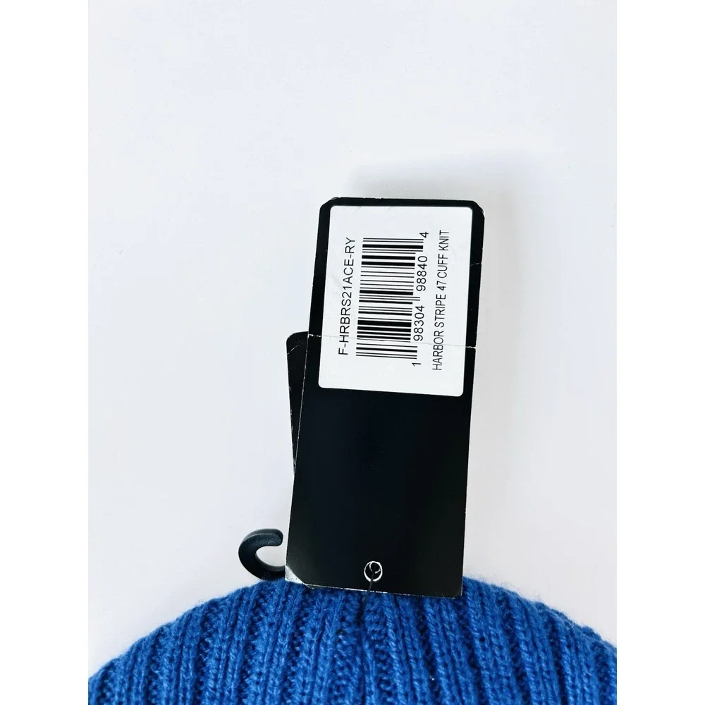NY Giants  '47 Harbor Stripe Cuff Knit Beanie Winter Cap NEW With Tags New York‎